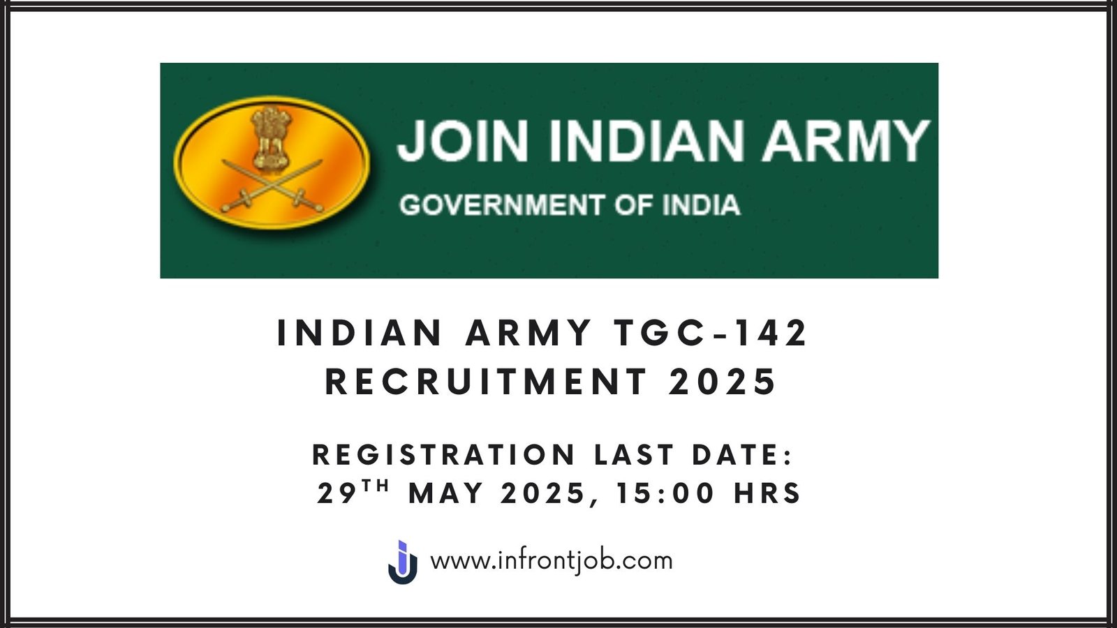 Indian Army TGC-142 Recruitment 2025