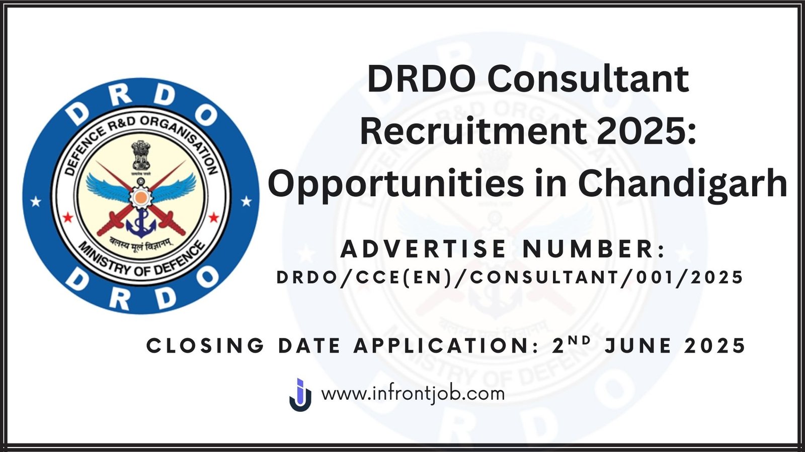 DRDO Consultant Recruitment 2025: Opportunities in Chandigarh