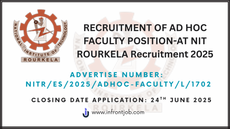 NIT, NIT Rourkela, NIT RKL, Teaching jobs,