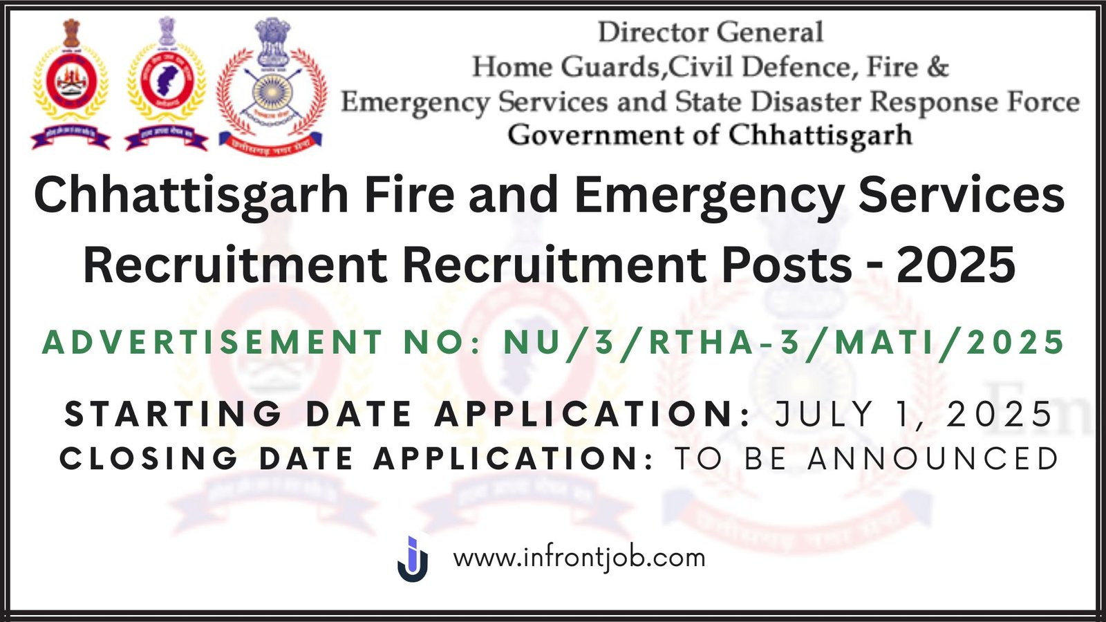 CG Fire Services Recruitment 2025