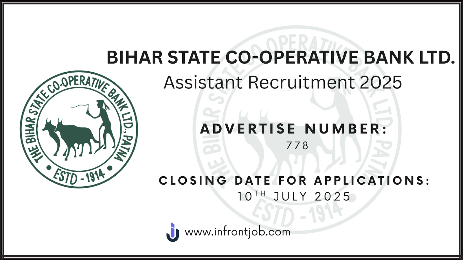 BSCB Assistant Recruitment 2025 – 257 Posts, Apply by July 10