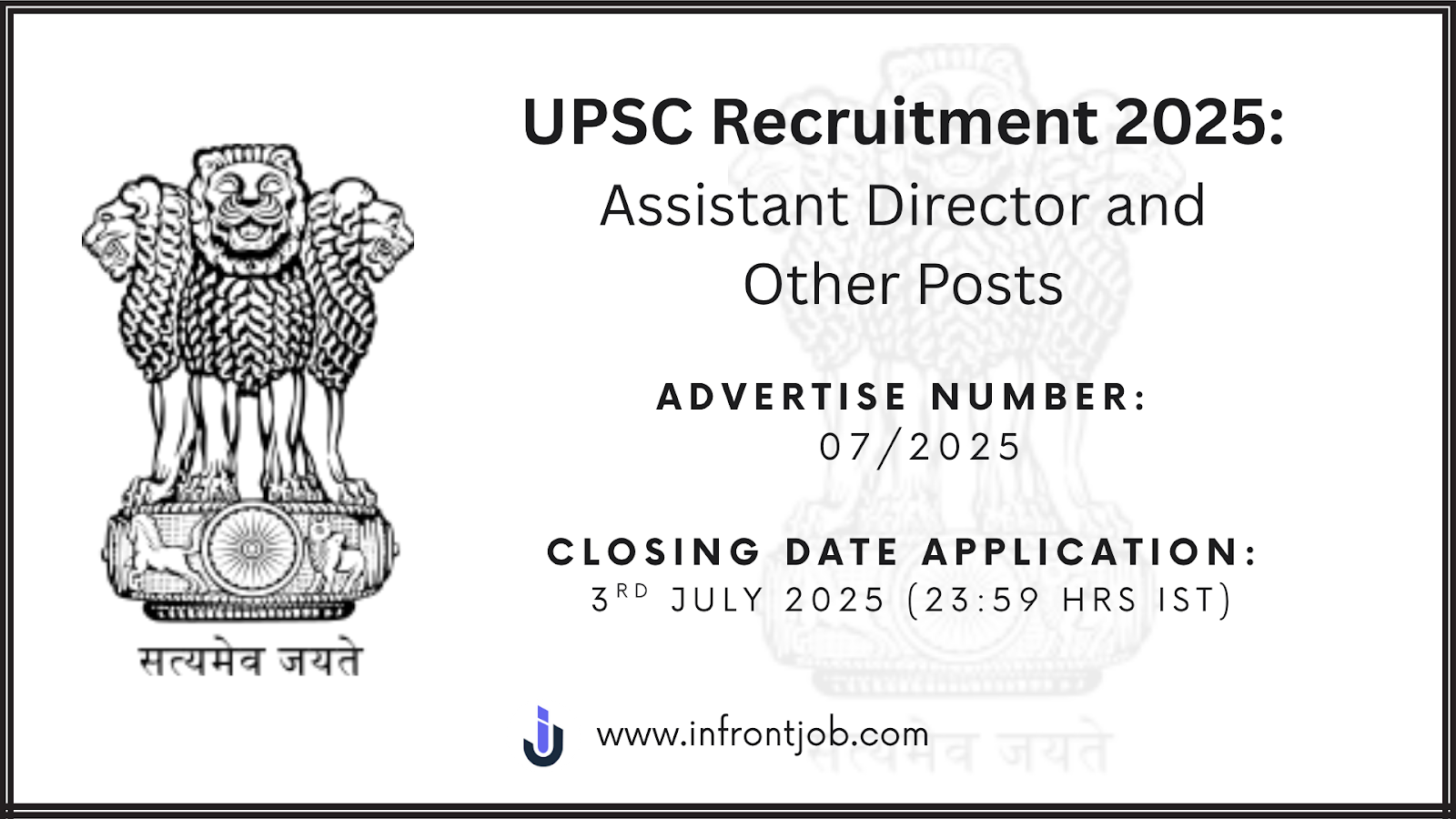 UPSC Assistant Director 2025