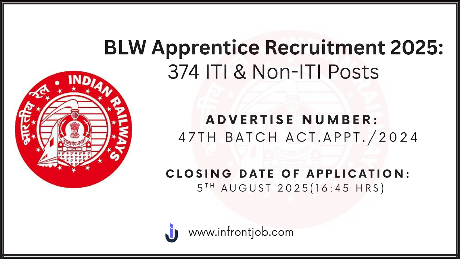 BLW Apprentice Recruitment 2025 – Apply for 374 Posts