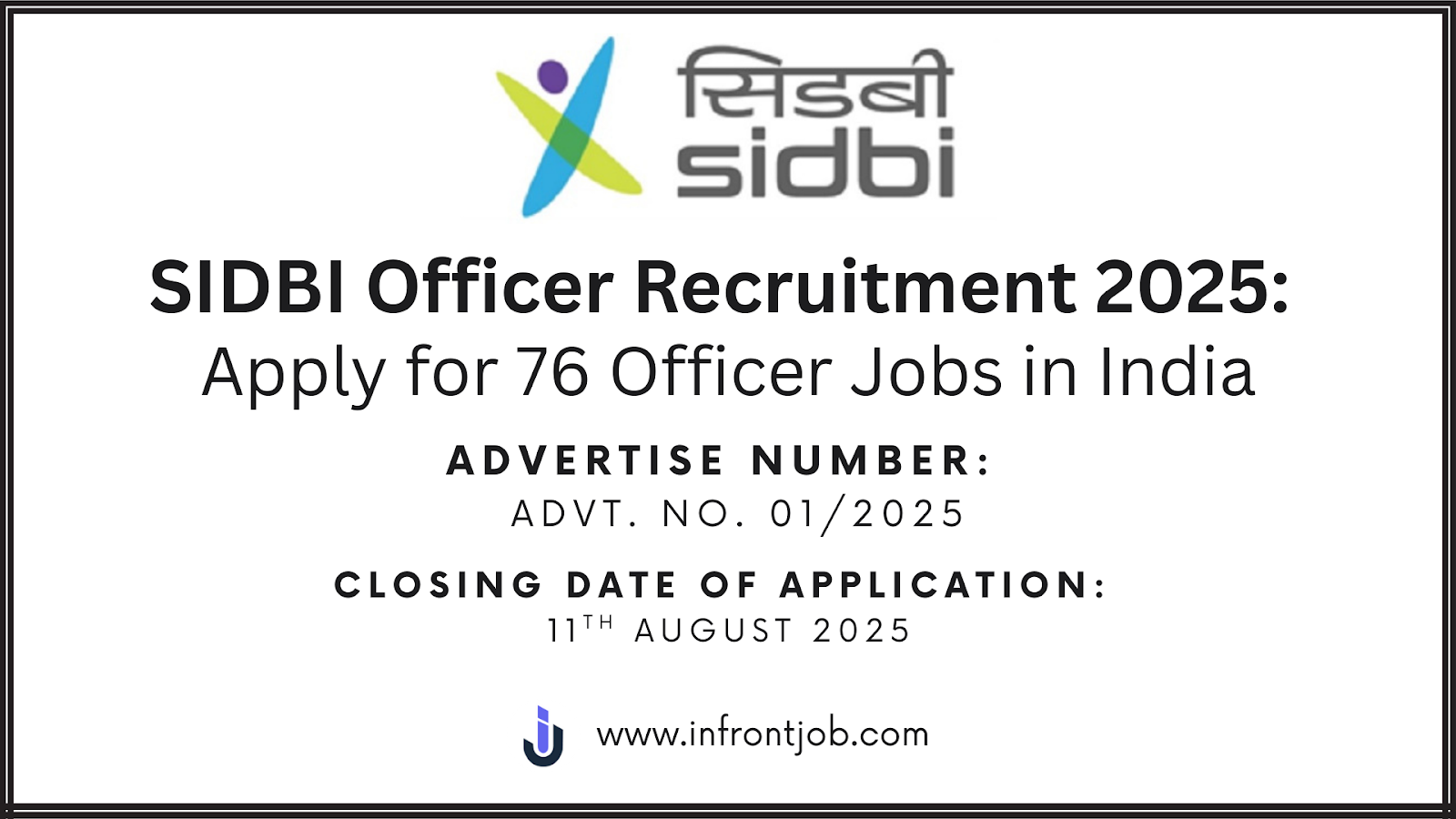 SIDBI Recruitment 2025 β Apply for 76 Officer Posts in India