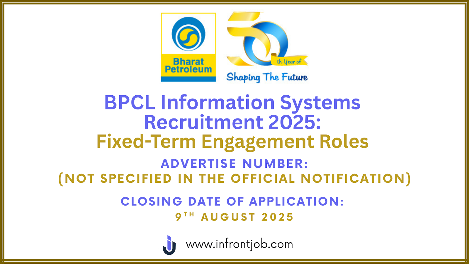 BPCL Information Systems Recruitment 2025: Apply Online for SAP & MS Tech Roles