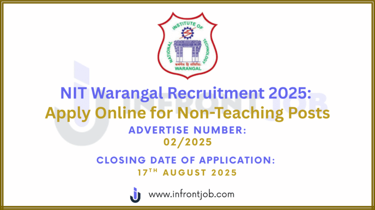 NIT Warangal – Apply Online for 13 Non-Teaching Posts