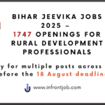 Bihar JEEViKA Recruitment 2025 – 1747 Vacancies for Rural Development Professionals