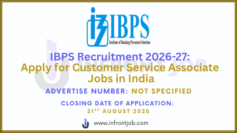 IBPS Recruitment 2026-27 – Apply Online for Customer Service Associate Jobs