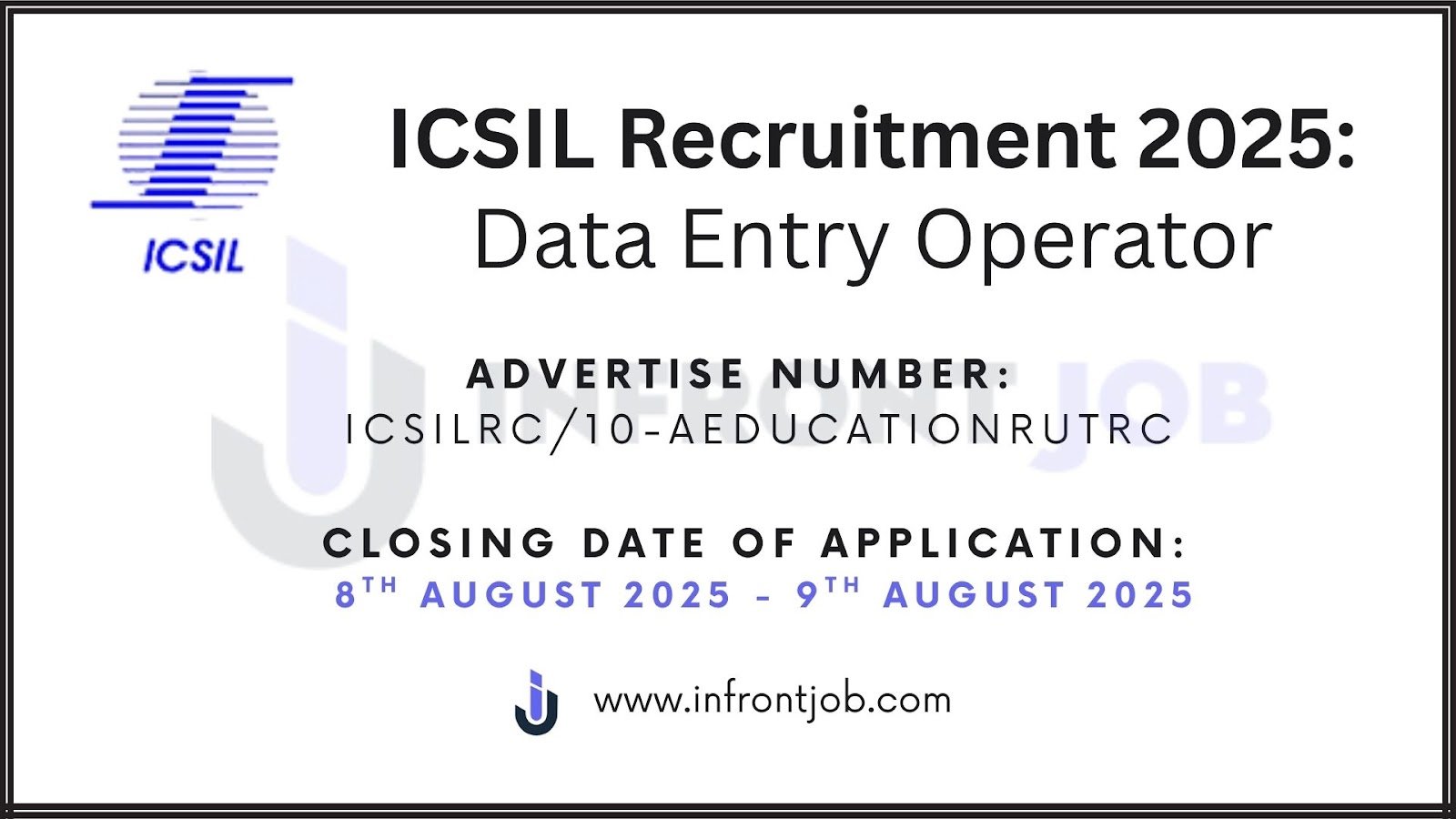ICSIL Recruitment 2025 – Apply for 48 Data Entry Operator Jobs in Delhi