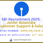 SBI Junior Associate Recruitment 2025 – 5,990 Clerk Vacancies Across India