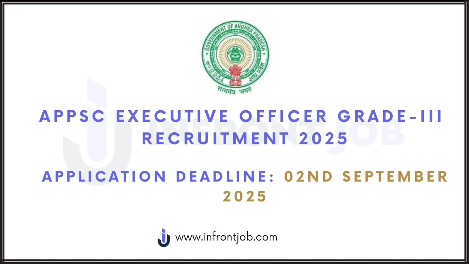 Appsc executive officer grade iii 2025 10 posts