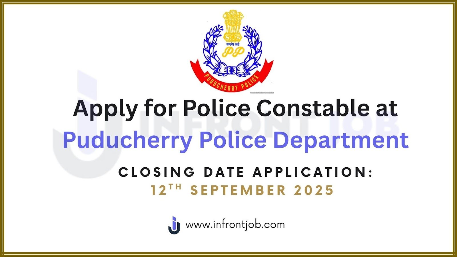 Puducherry Police Constable Recruitment 2025 – 148 Vacancies