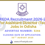 OREDA Recruitment 2026 – Apply Online for Assistant Director (Technical) Jobs