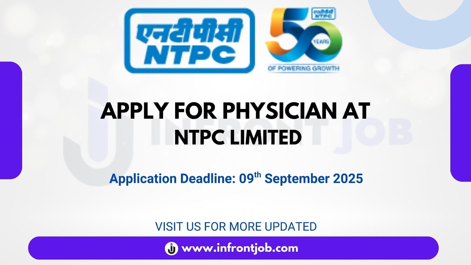 NTPC Physician Recruitment 2025 – Apply Online for 20 Vacancies