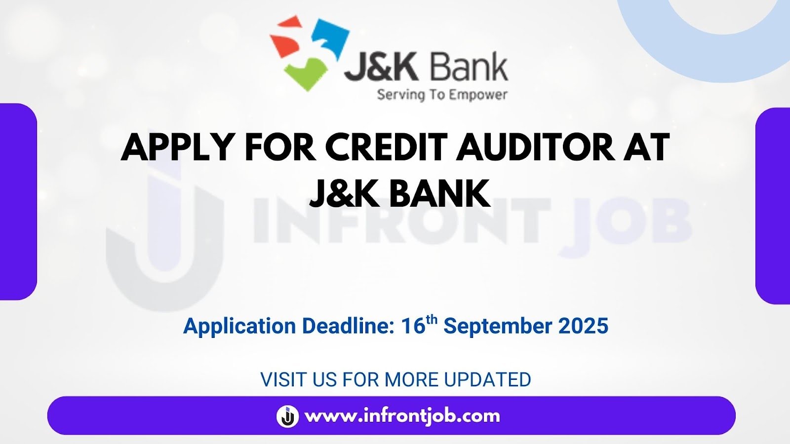 J&K Bank Credit Auditor Recruitment 2025 – Apply Online