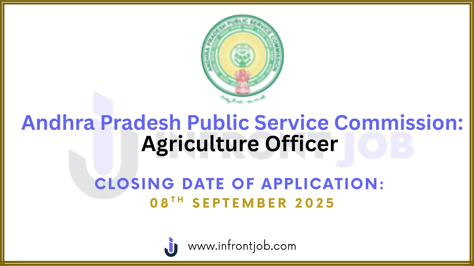 APPSC Agriculture Officer Recruitment 2025 – 10 Vacancies