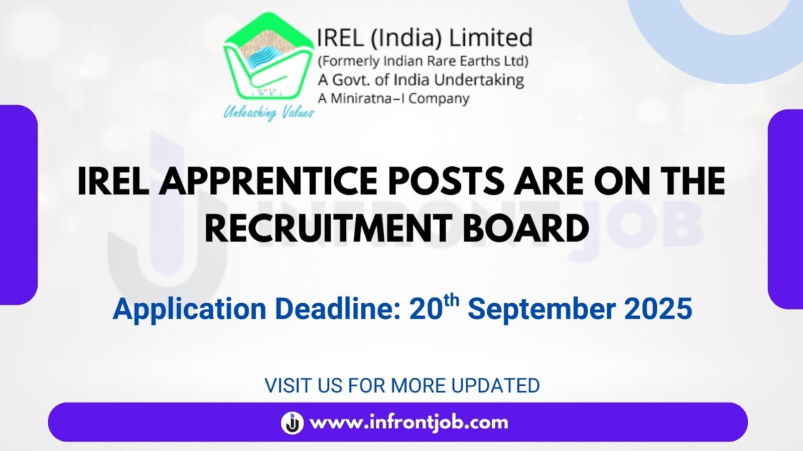 IREL Apprentice Recruitment 2025 – 72 Apprentice Vacancies