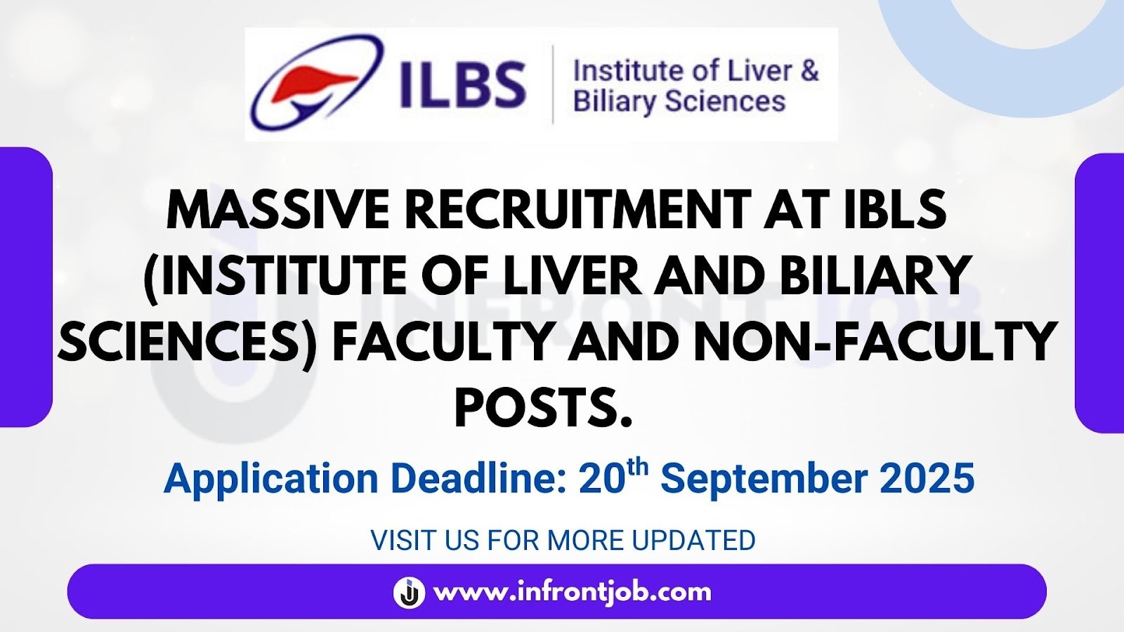 ILBS Faculty and Non-Faculty Recruitment 2025 Delhi