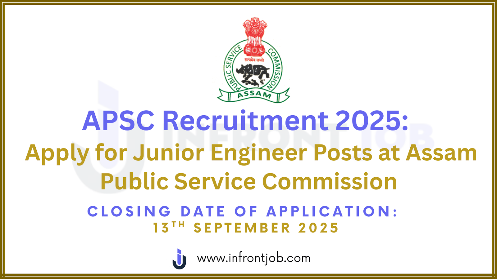 Assam PSC JE Recruitment 2025: Apply for 187 Posts