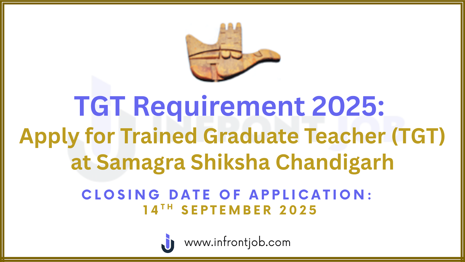 Samagra Shiksha Chandigarh TGT Recruitment 2025 – Apply Online for 104 Vacancies