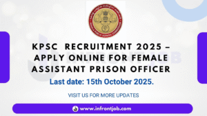 KPSC Female Assistant Prison Officer Recruitment 2025 – Apply Now