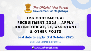 JMB Contractual Recruitment 2025 – Apply Now