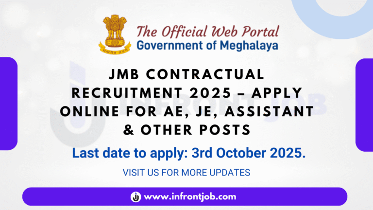 JMB Contractual Recruitment 2025 – Apply Now