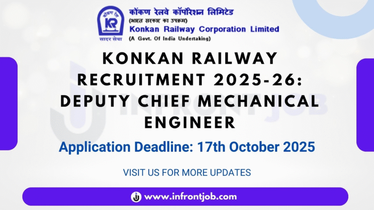 Railway Deputy Chief Mechanical Engineer/Project