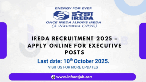 IREDA Executive Recruitment 2025 – Apply Now