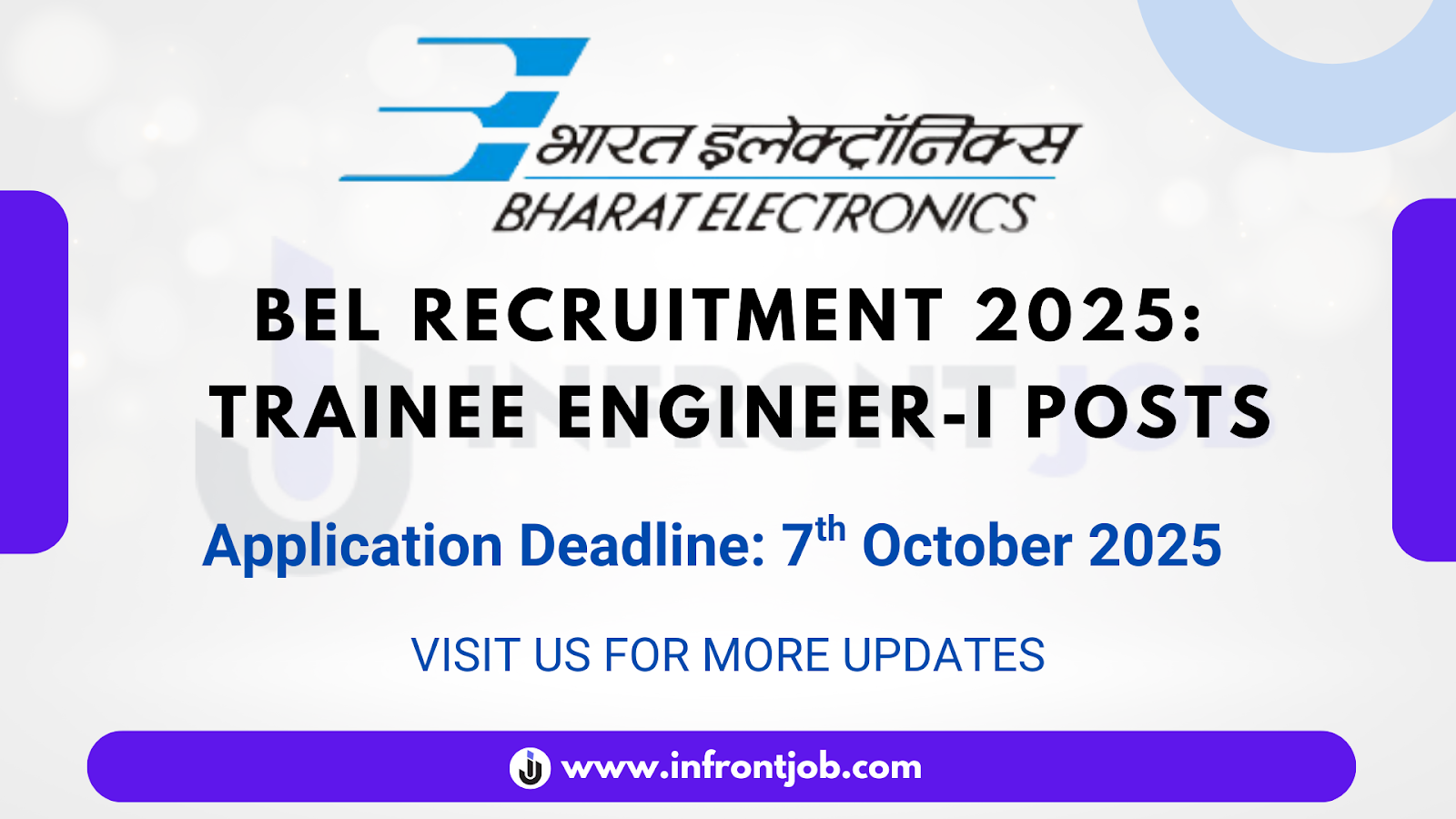 BEL Trainee Engineer