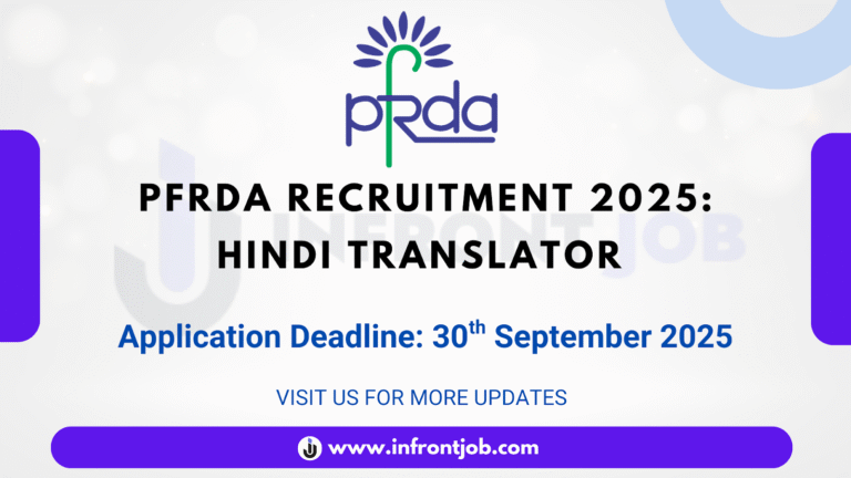 Title: PFRDA Hindi Translator Recruitment 2025 – Apply Now