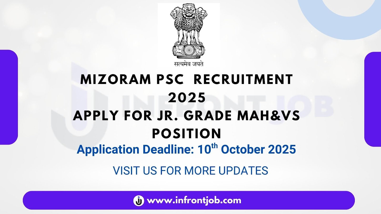 MPSC Jr. Grade MAH&VS Recruitment 2025 – Apply Online