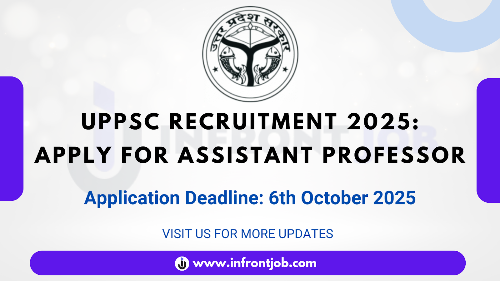 UPPSC Assistant Professor Recruitment 2025 – 1253 Vacancies