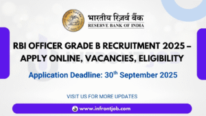 RBI Officer Grade B Recruitment 2025