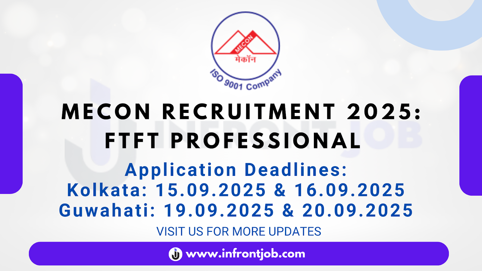 MECON FTFT Professional Recruitment 2025 – Apply Now