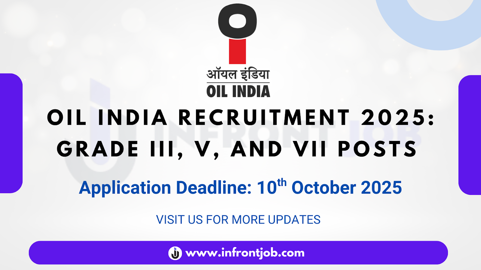 Oil India Limited Grade III V VII Recruitment 2025 – Apply Now
