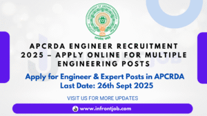 APCRDA Engineer Recruitment 2025 - 204 Posts