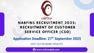 CSO Recruitment at NABFINS – 2025