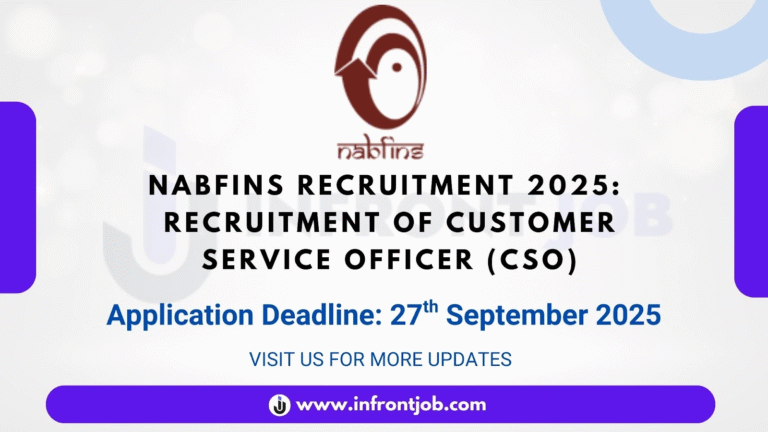 CSO Recruitment at NABFINS – 2025