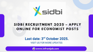 SIDBI Economist Recruitment 2025 – Apply Now