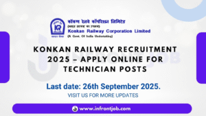 Konkan Railway Technicians Recruitment 2025 – Walk-in Interview