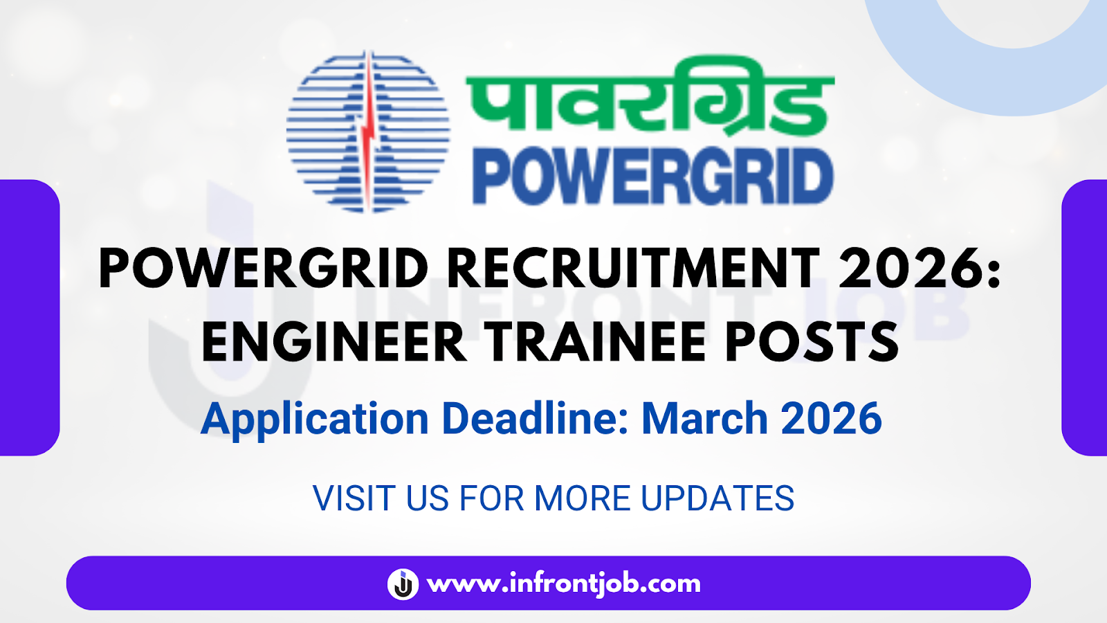 POWERGRID Engineer Trainee Recruitment 2026 – Apply Online