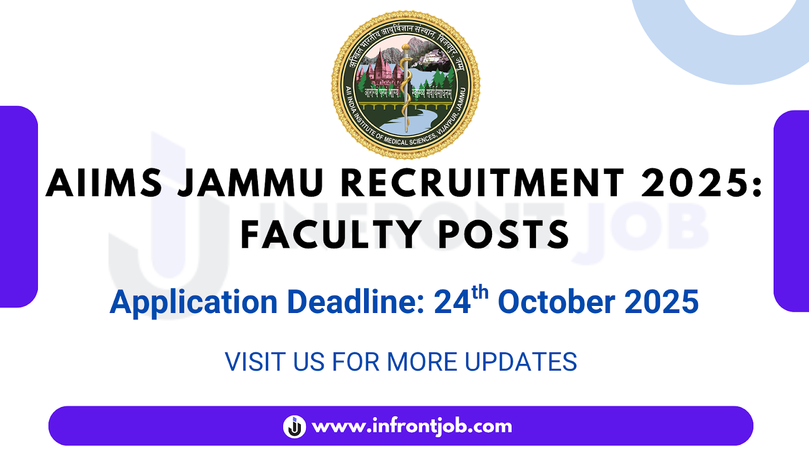 AIIMS Jammu Faculty Recruitment 2025 – 185 Vacancies