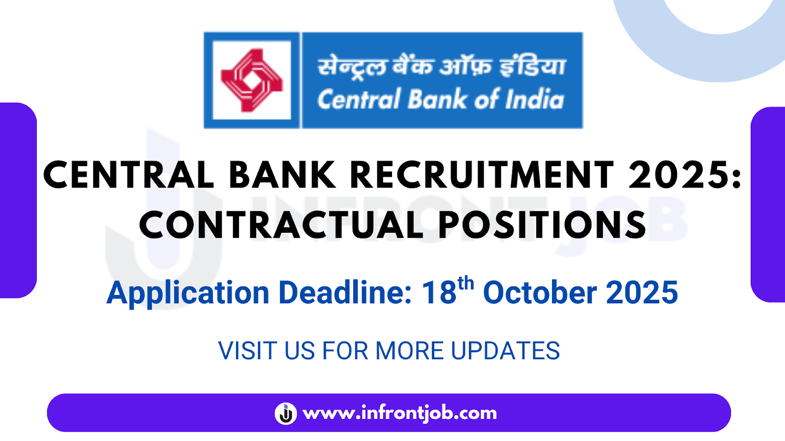 Central Bank of India RSETI Recruitment 2025 – Apply Offline