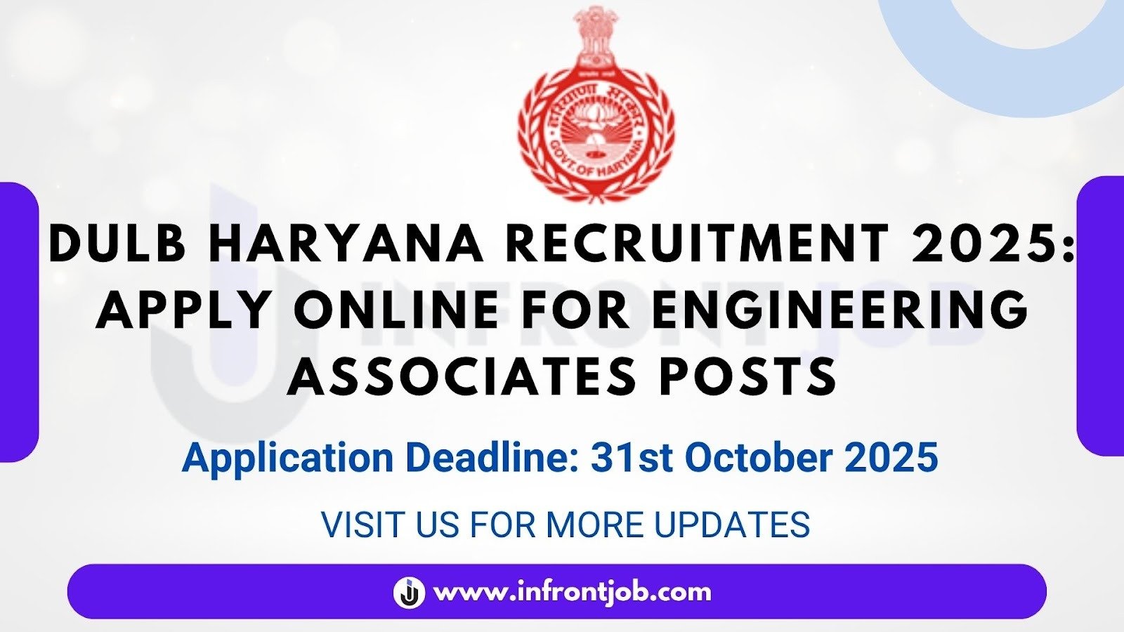 DULB Haryana Engineering Associates 300 Vacancies – Apply Online