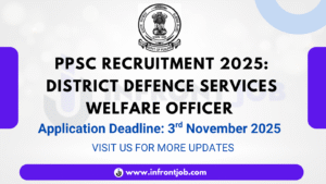 PPSC District Defence Services Welfare Officer Recruitment 2025 – Apply Online