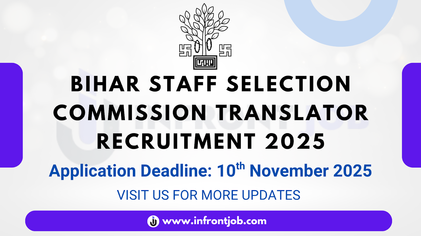 Bihar Staff Selection Commission Translator Recruitment 2025 – 91 Vacancies