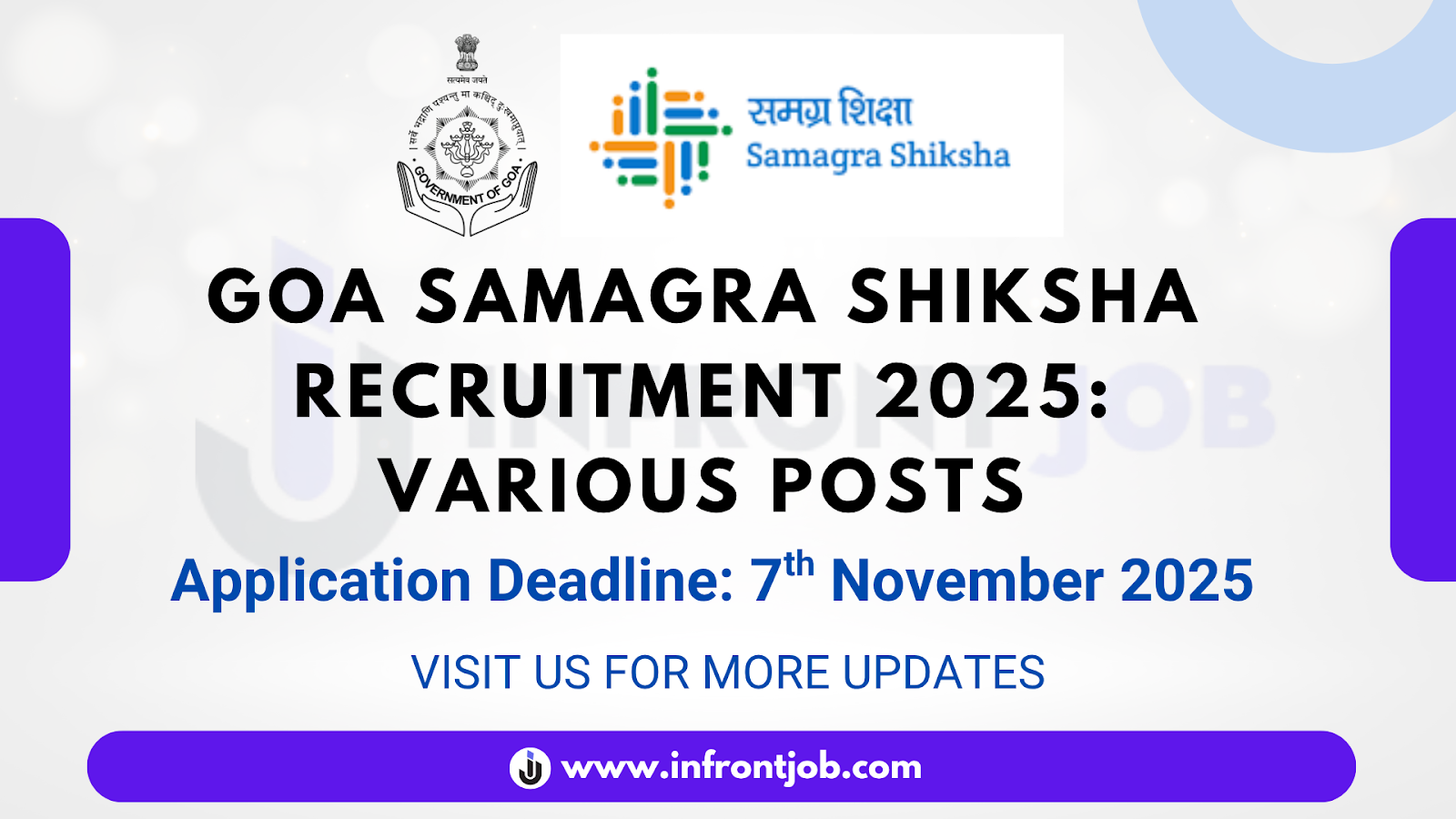 Goa Samagra Shiksha Recruitment 2025 – Apply