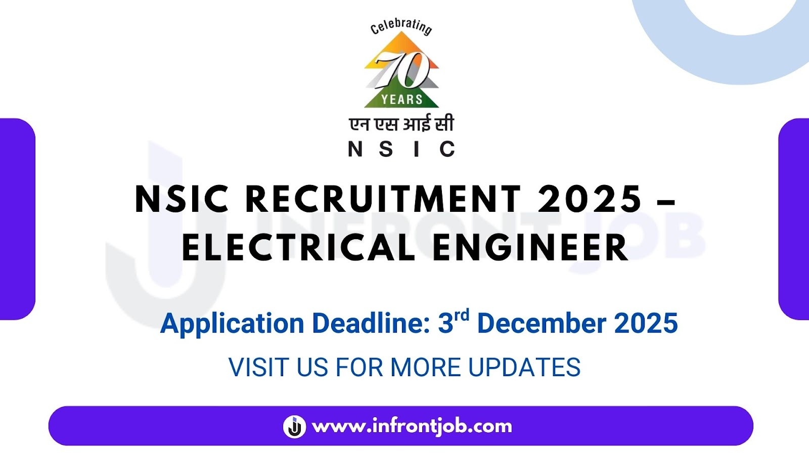 NSIC Electrical Engineer Recruitment 2025 – Apply