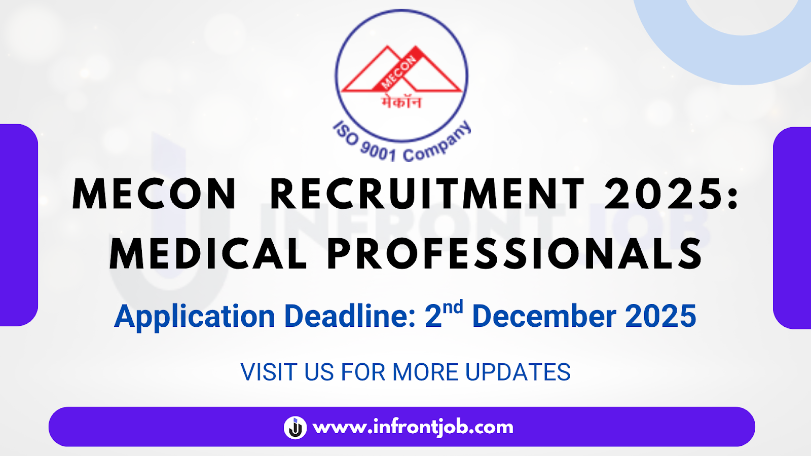 MECON Medical Professionals Recruitment 2025 – Apply Online